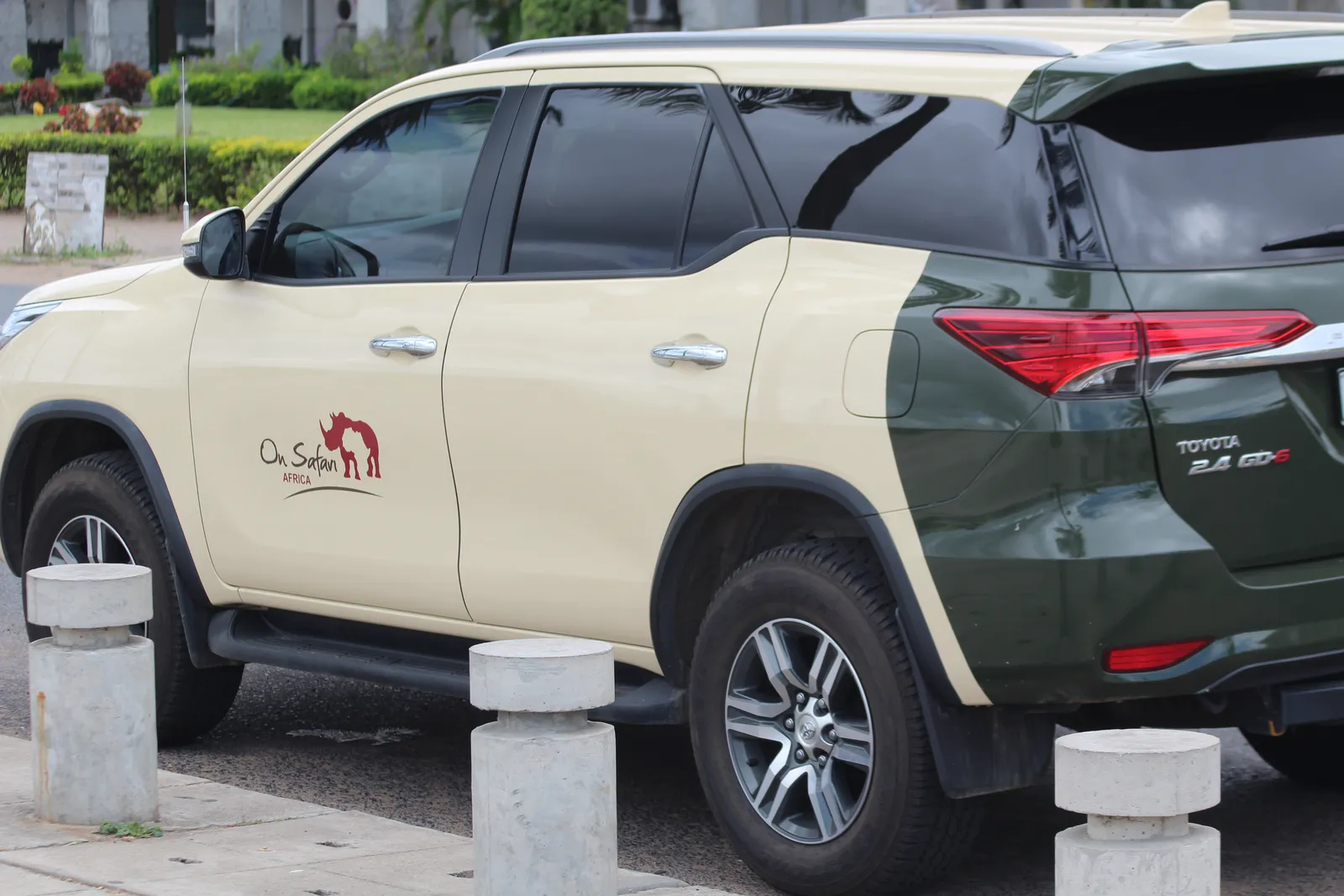 On Safari Africa Toyota Fortuner private transfer vehicle